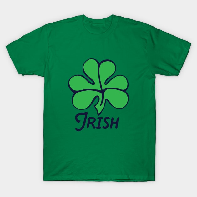 Irish Shamrock T-Shirt by bubbsnugg